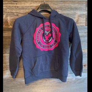 American Eagle Navy/Pink Hoodie